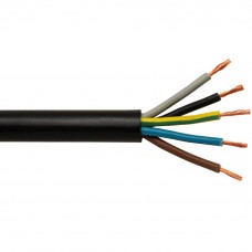  Καλώδιο Καουτσούκ H05RR-F 5x1.5mm² Μαύρο